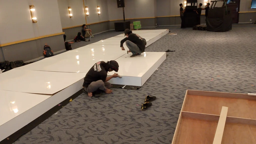 jasa backdrop, booth, panggung tangerang selatan